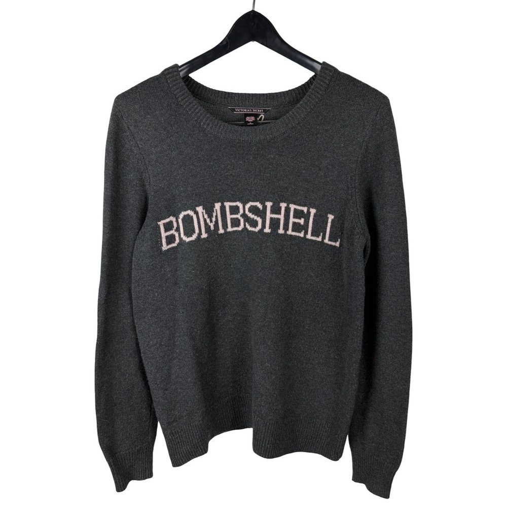 Women’s Victorias Secret Bombshell Cute Cozy Knitted Grey Sweater Size M